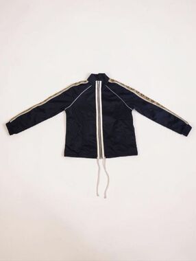 Gucci Oversize Technical Jersey Jacket - Interlocking G Stripe - Black - Small